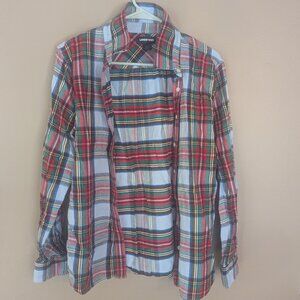 Lands' End size 12 flannel shirt